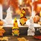 4 Pcs Fall Gnome Ceramic to Paint Kit 5 Inch Ready to Paint Your Own Ceramic Gnome Statues